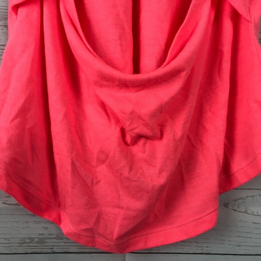 Pink/Coral Under Armour Open Back Racerback Tank - Picture 7 of 8